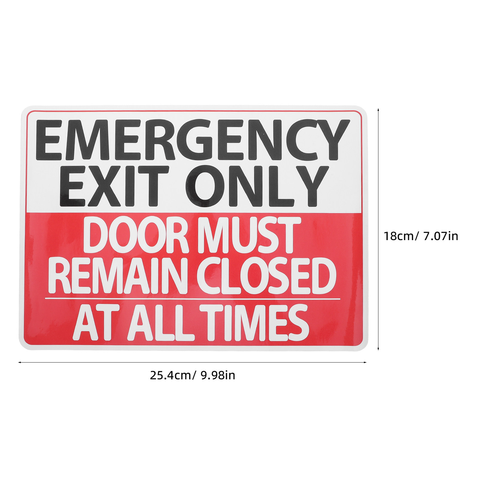 4Pcs Emergency Exit Sign Stick - Emergency Exit Sign recension och pris