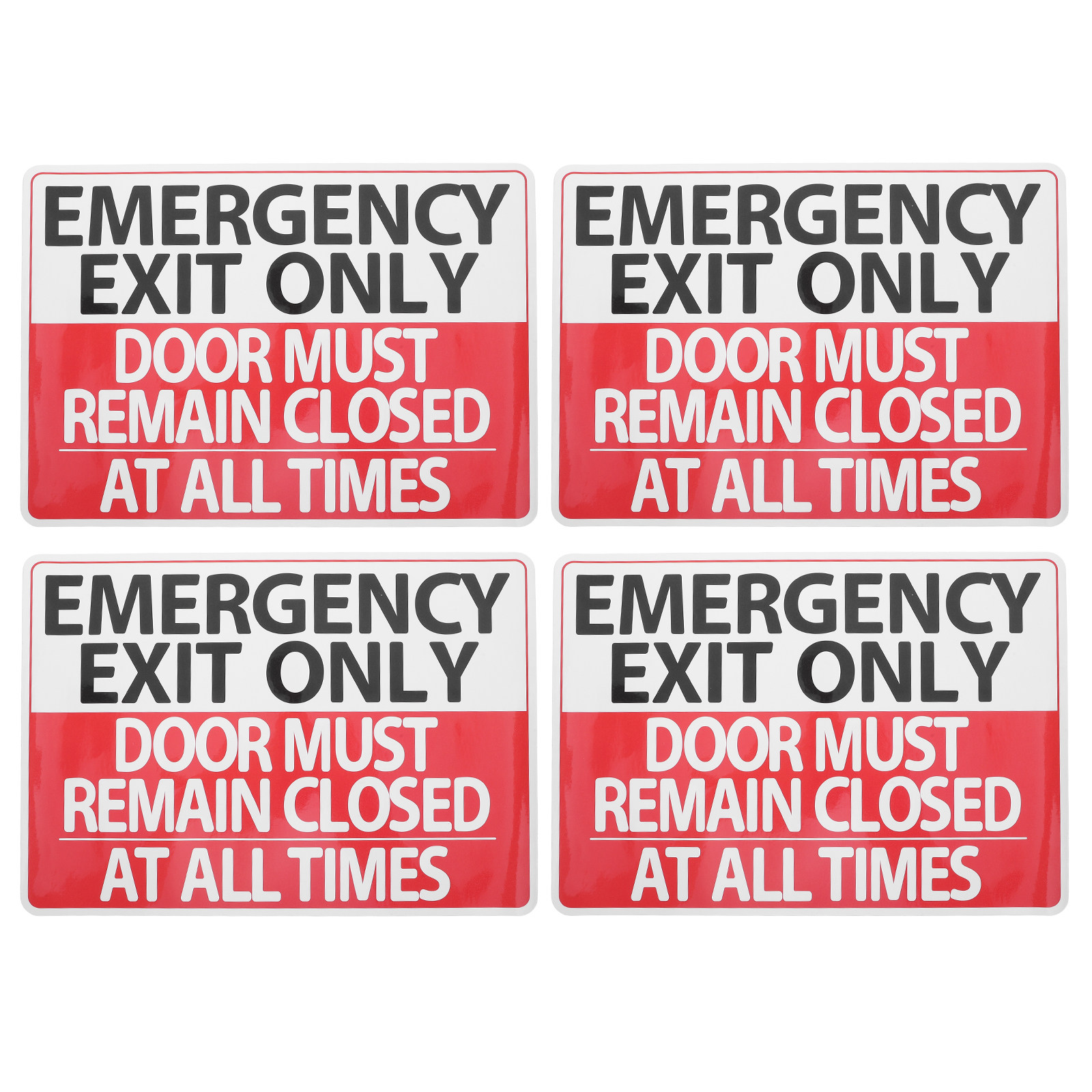 4Pcs Emergency Exit Sign Stick - Emergency Exit Sign recension och pris
