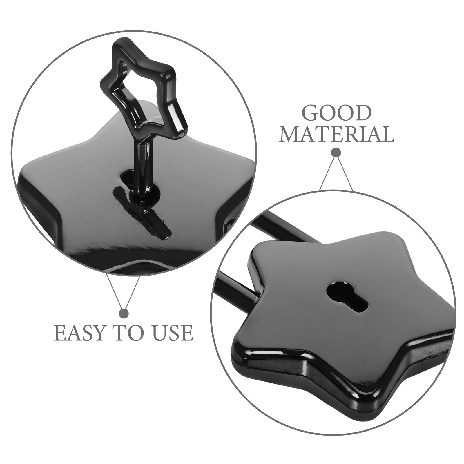 Mini Zinc Alloy Small Star Sha - Lockbox Key Secure recension och pris