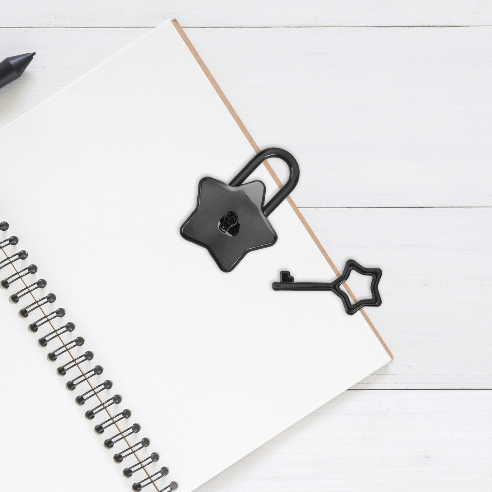 Mini Zinc Alloy Small Star Sha - Lockbox Key Secure recension och pris