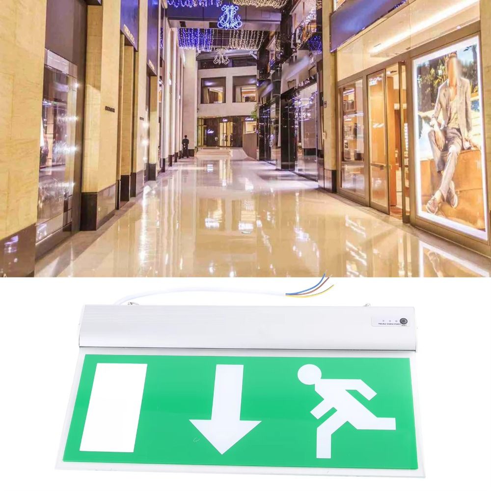 110-240V Commercial LED Emerge - Emergency Exit Sign recension och pris