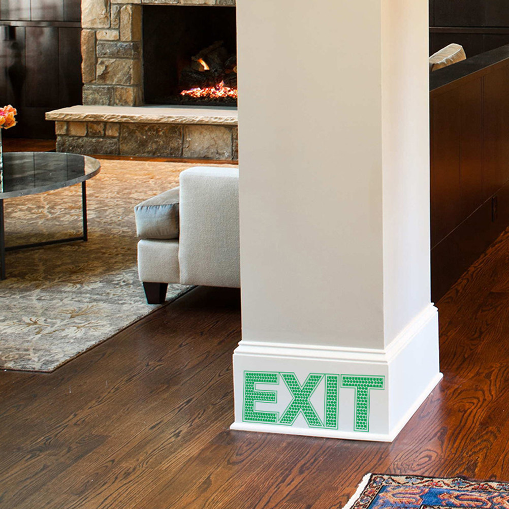 Luminous Exit Wall Sticker Dec - Emergency Exit Sign recension och pris