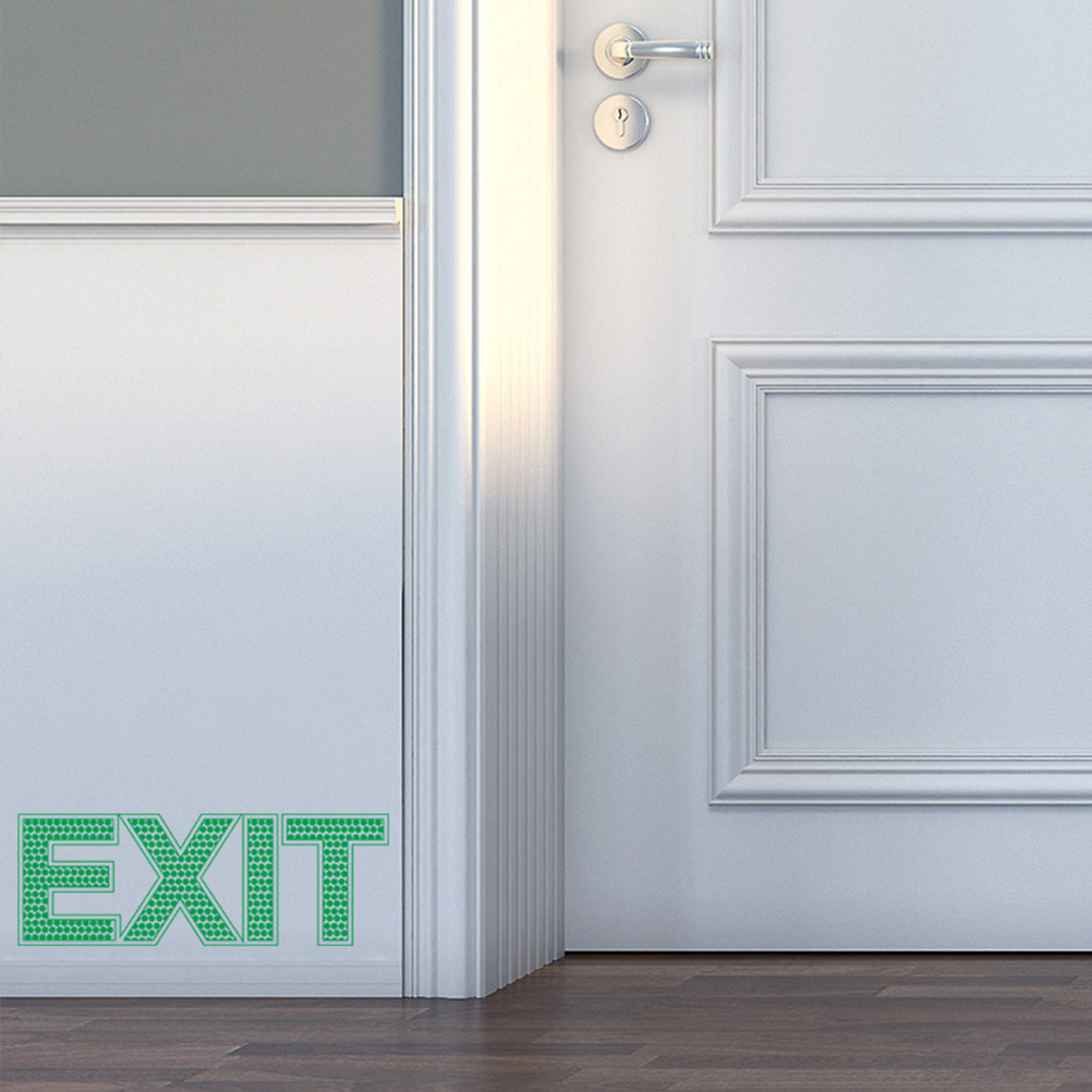Luminous Exit Wall Sticker Dec - Emergency Exit Sign recension och pris